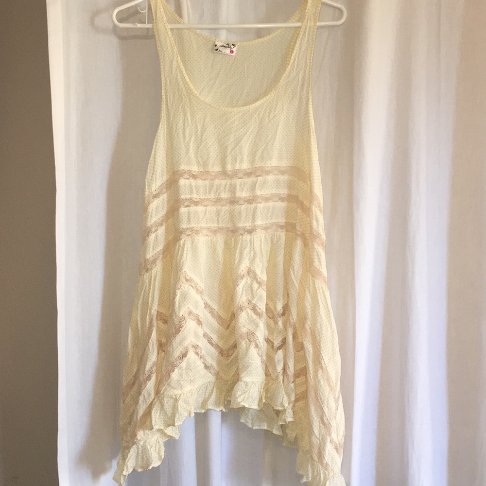 Long flowy Free People tank top!